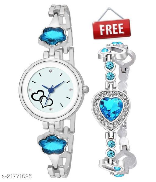 Trendy Women Multicolor Leather Analog Watch