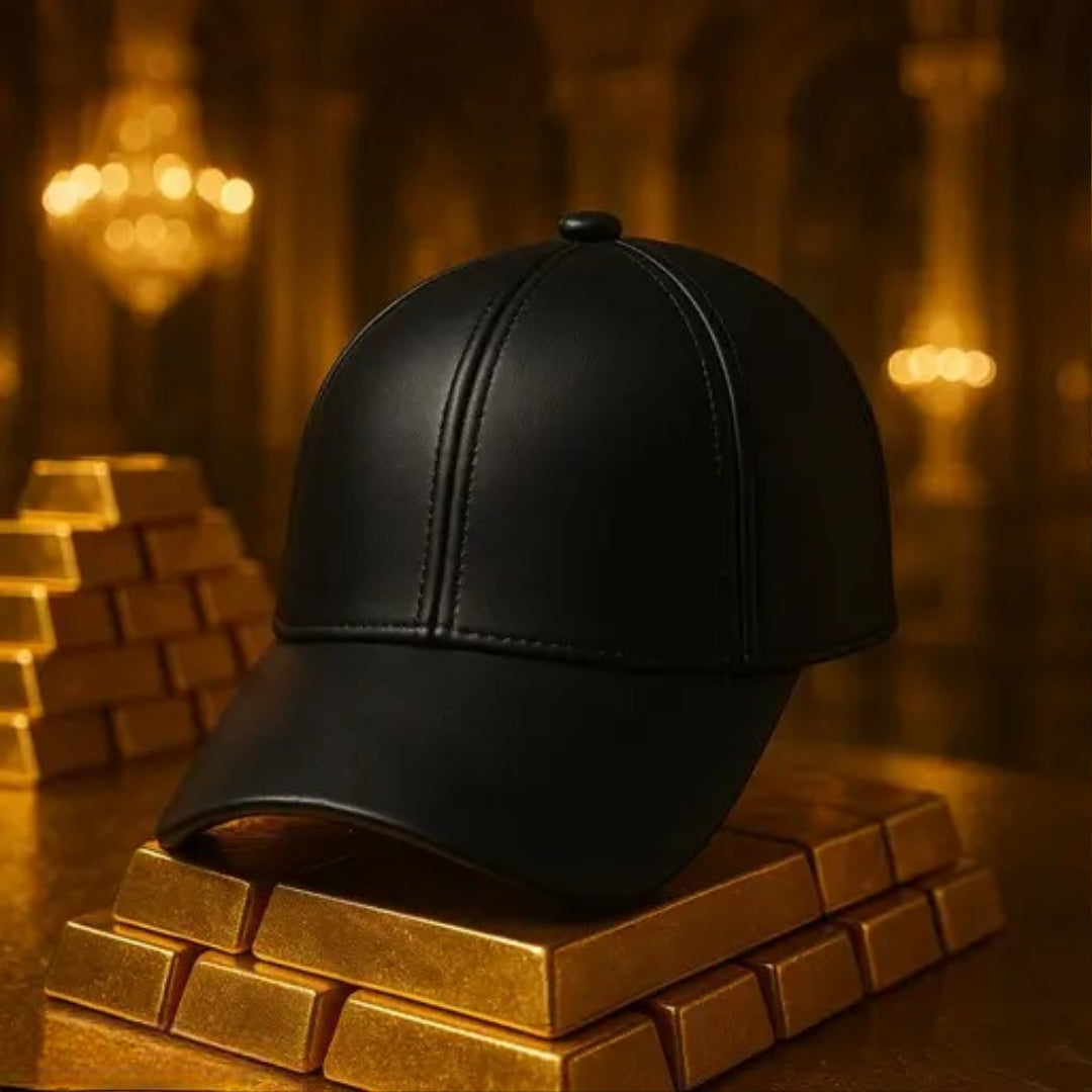 Caps for Men Stylish Original B PU Leather Cap |Unisex |Summer|Celebrity Style/Fashion | Streetwear Faux Leather Cap| Elite Luxury Cap | Sport Baseball Head Caps