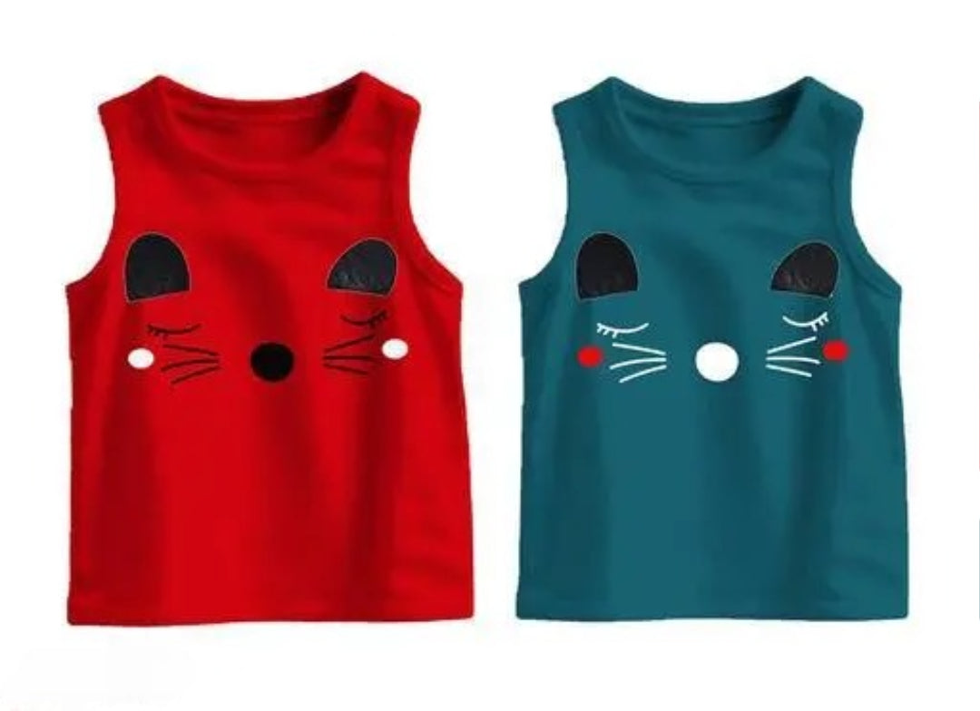 Smooth Cotton Fancy Printed Half Sleeve T-Shirt Pack for Boys and Girls (Pack of 2)