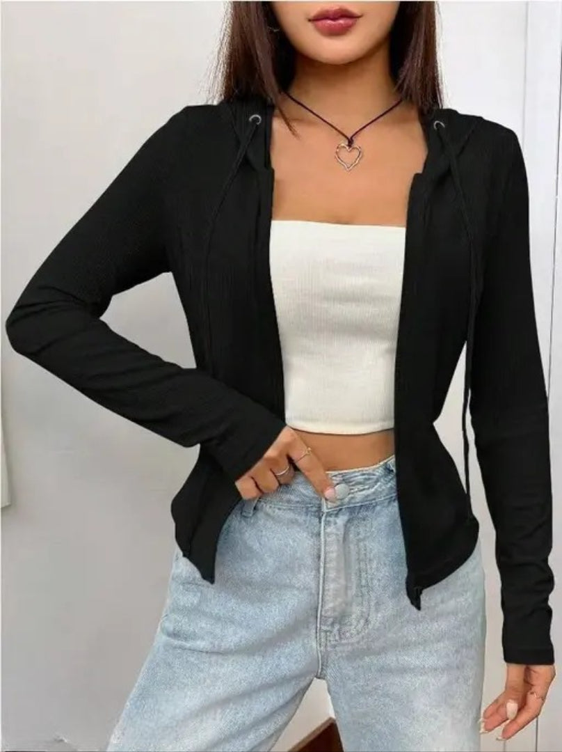 Fancy Fashionista Black Women Sweatshirts Hoodies For Womens/Girls