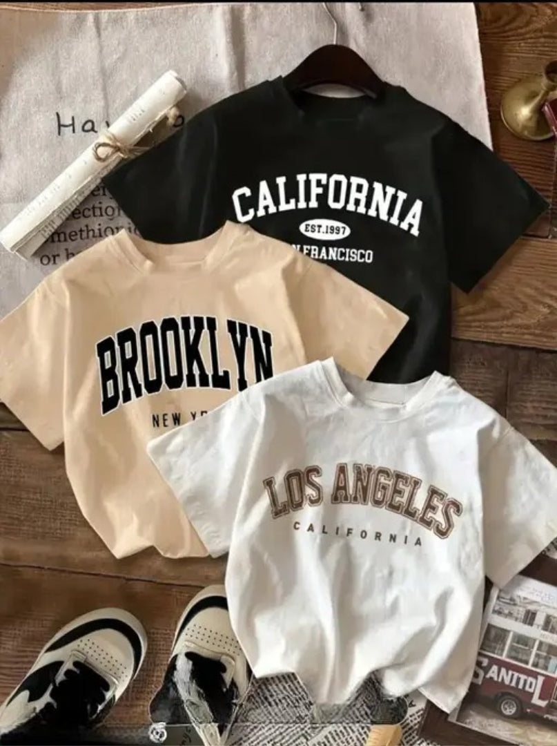 3pcsSet Casual Minimalist Retro American Style English Text Graphic Cropped Bodysuit, Women Summer