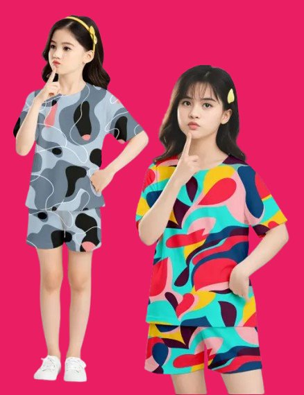 KIDS NIGHTDRESS COMBO PACK OF 2