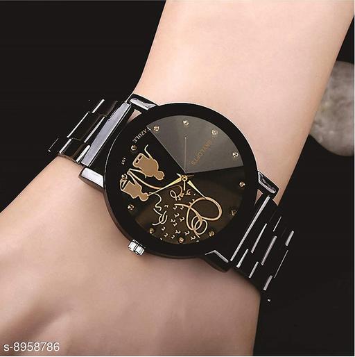 Larest Analogue Quartz Movement Combo Wrist Watches for Ladies & Girls