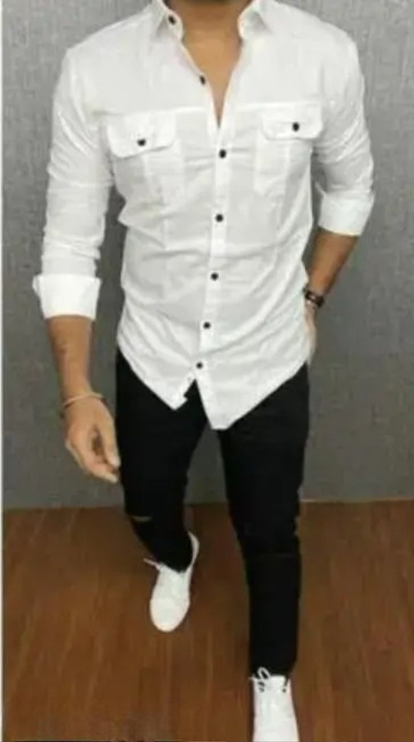 vstrr double pocket shirt for men