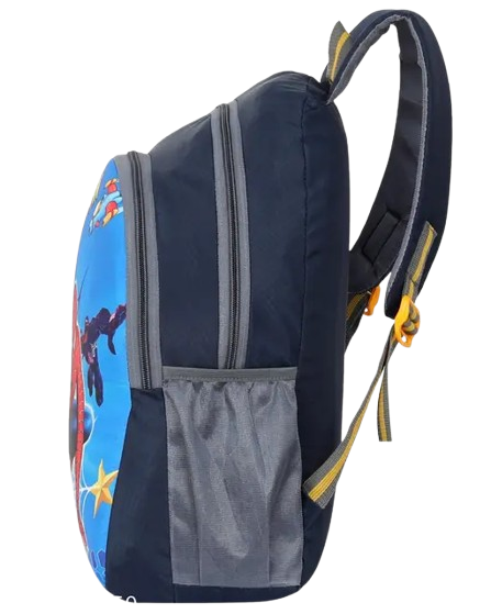 Flexify Spiderman 16�12 inch Pre-School For Nursery (LKG/UKG/1st std) Boys/girls Waterproof School Bag with spider watch free