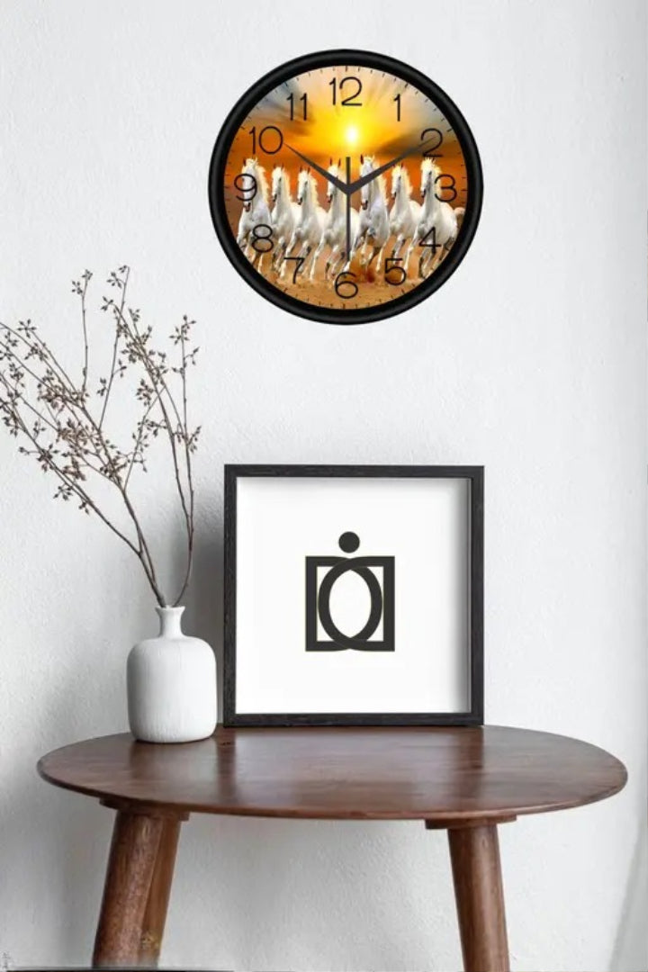 Stylish wall clock for home decor