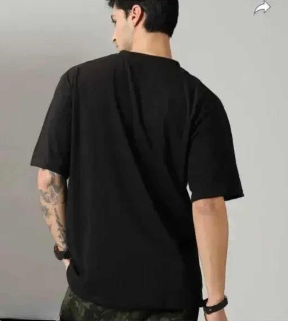 mens down shoulder cotton round neck tshirt
