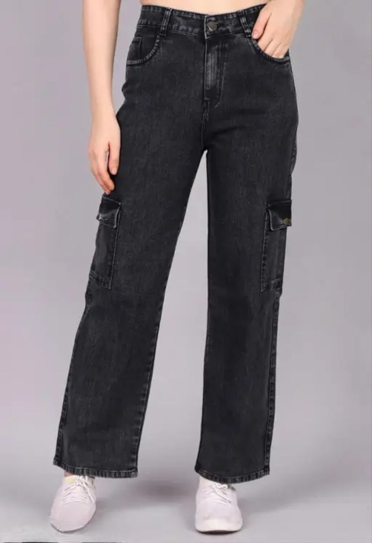 Girls Trendy Fashionable Stylish 6 Pocket Denim Jeans For Women