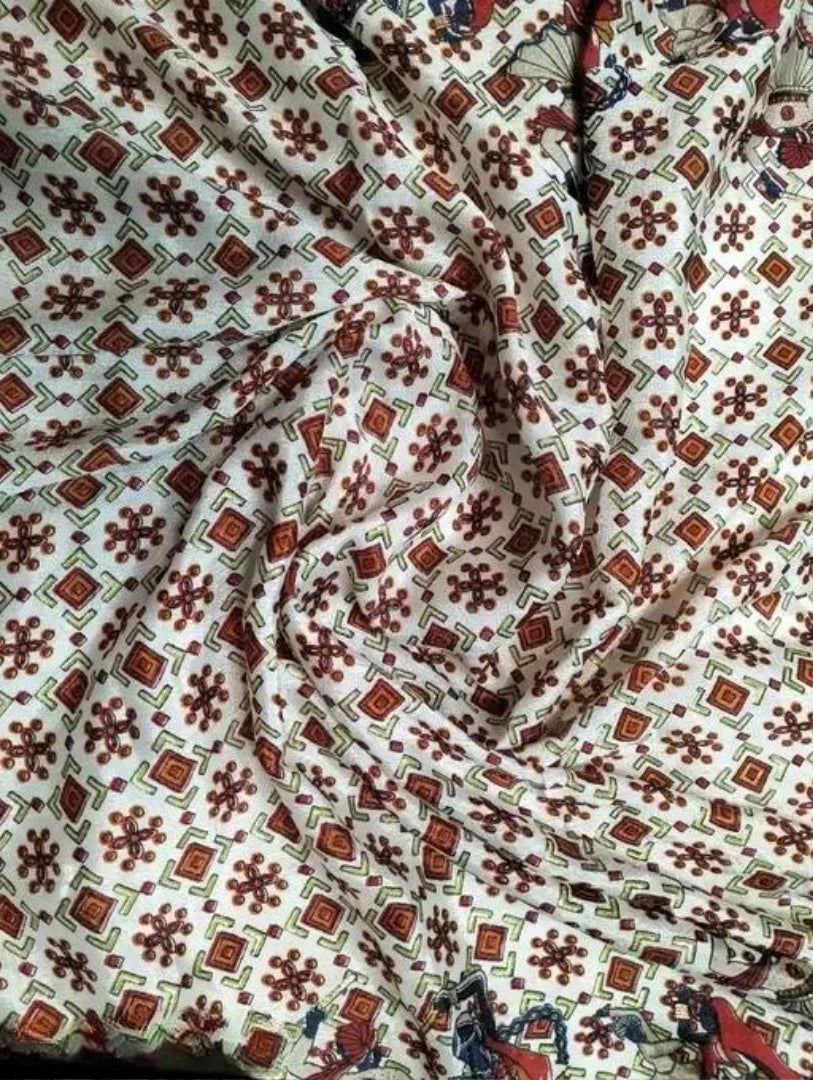 Chinon silk and smooth navratri duppta