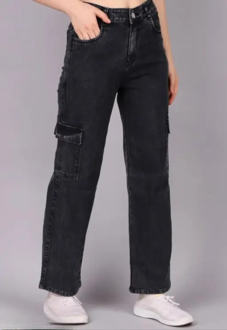 Girls Trendy Fashionable Stylish 6 Pocket Denim Jeans For Women