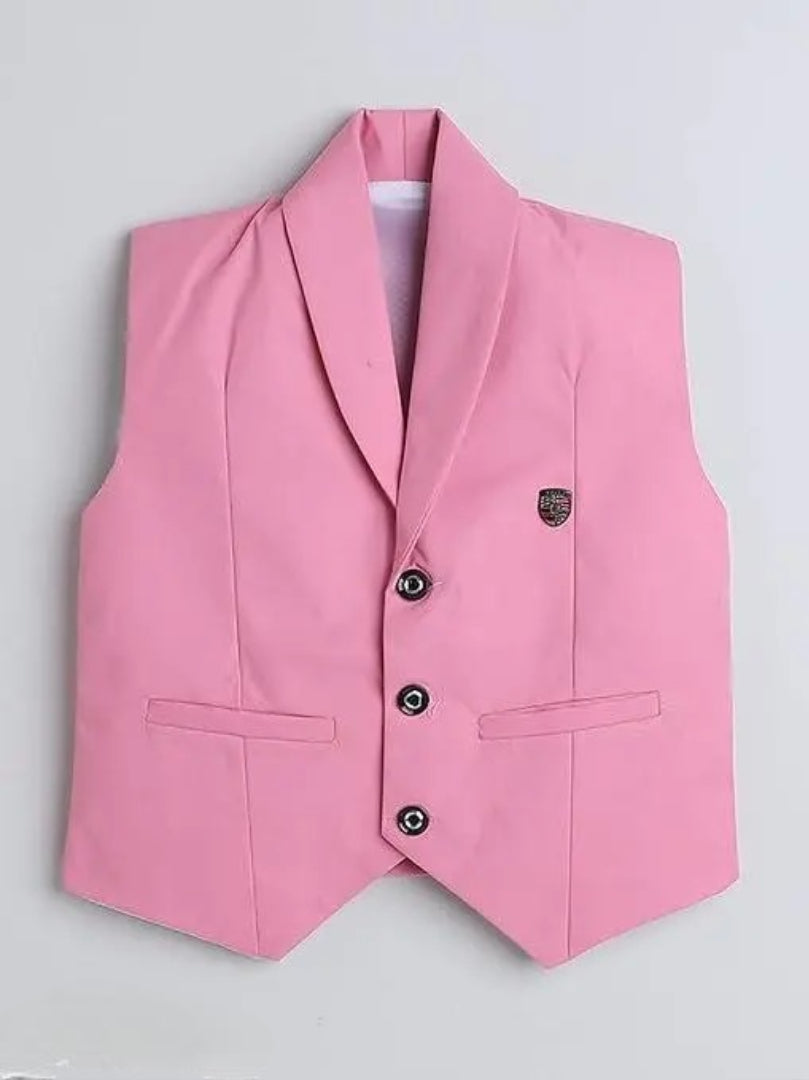 Boys Festive & Party, Formal, Wedding Shirt, Waistcoat and Pant Set