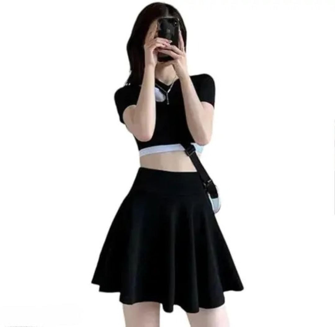 Girl High Waist Skirt Short Skater Tennis Skirt Mini Skirt Women Skirt for Girls Women Stylish Long Skirt for Women Stylish Women's Above Knee Skirt Name: Girl High Waist Skirt Short Skater Tennis Skirt Mini Skirt Women Skirt
