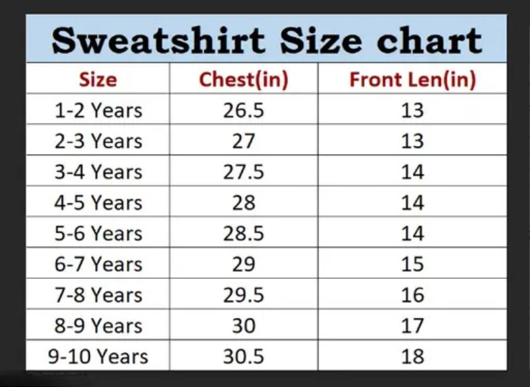 Kids Hoodie sweatshirt With Pokets-For Both Boys & Girls