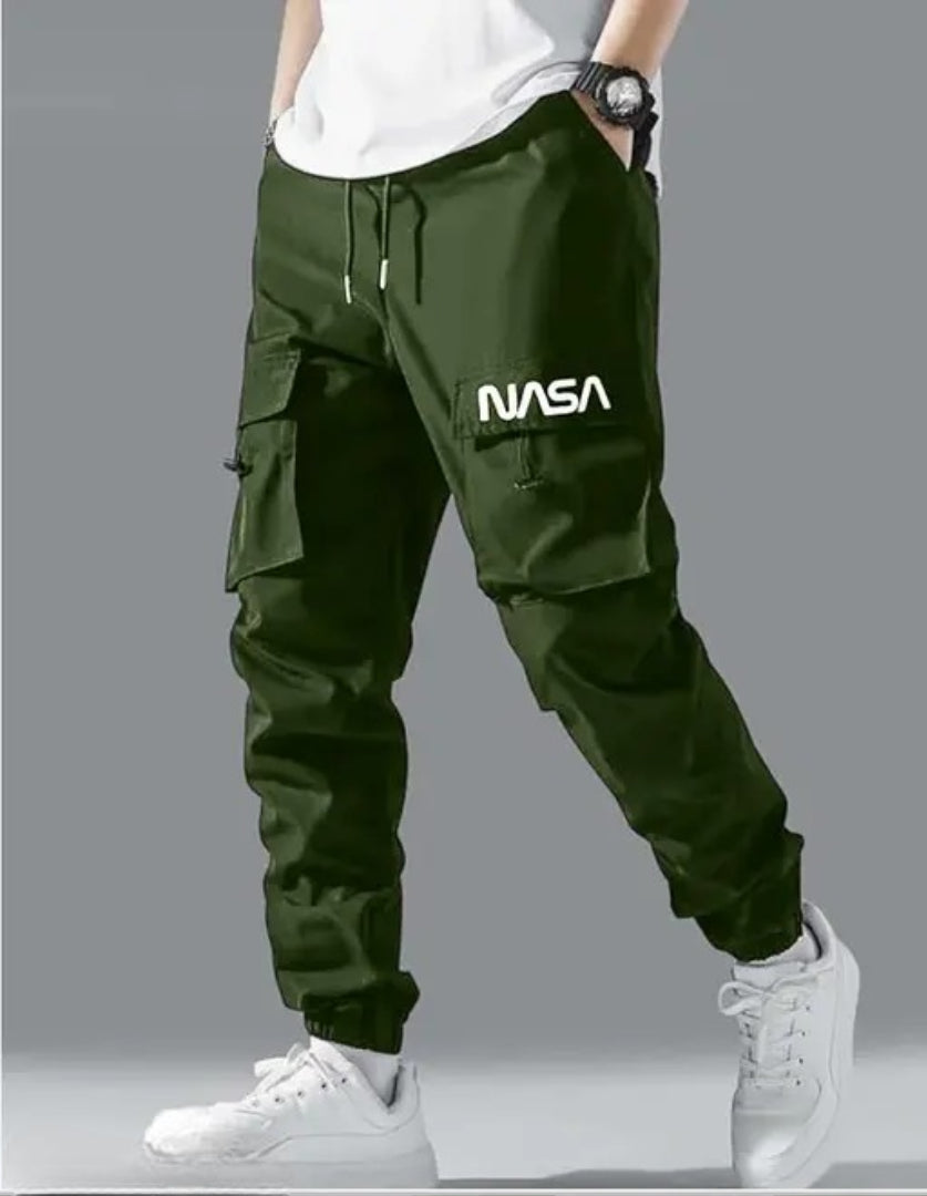 Track Pant Grey and Green Combo Pants | Nasa Print Track Pants for Men | Mens Track Joggers Style | Boys Joggers Pant | Designed For Boys and Mens Regular Wear | Pack of 2