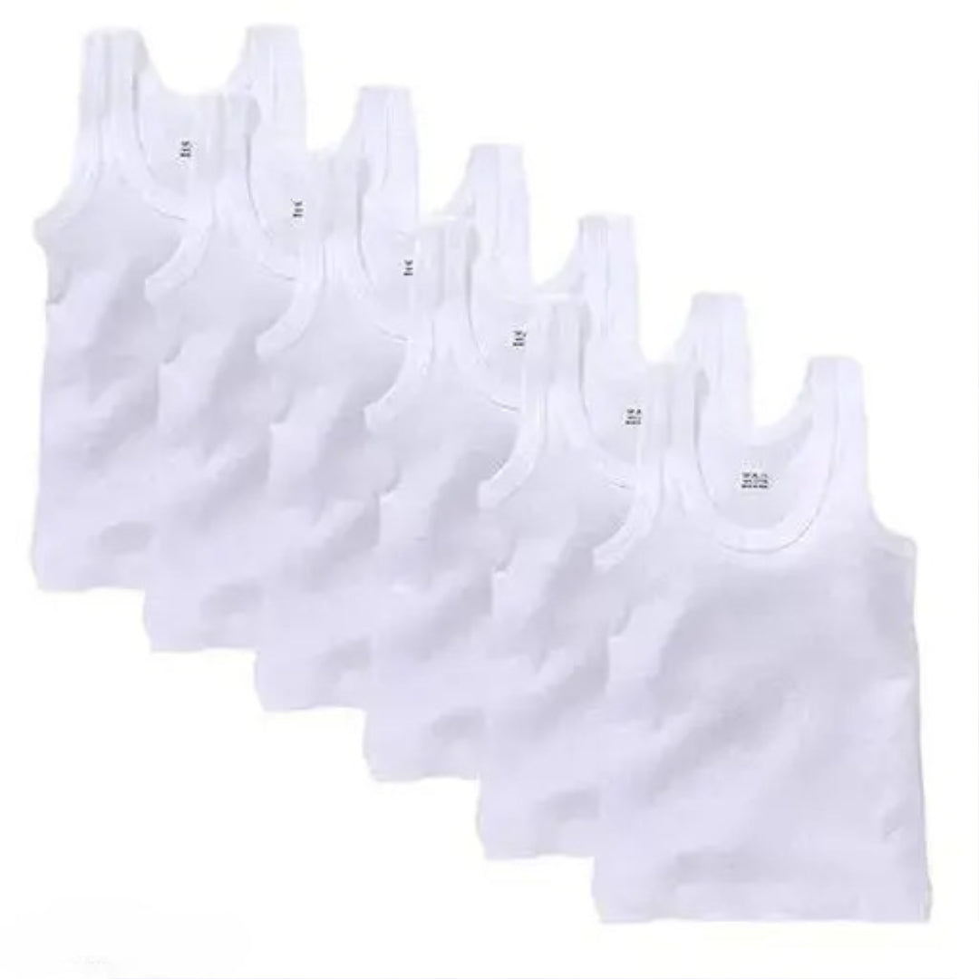 Premium Soft Cotton Kids Vest Pack of 5