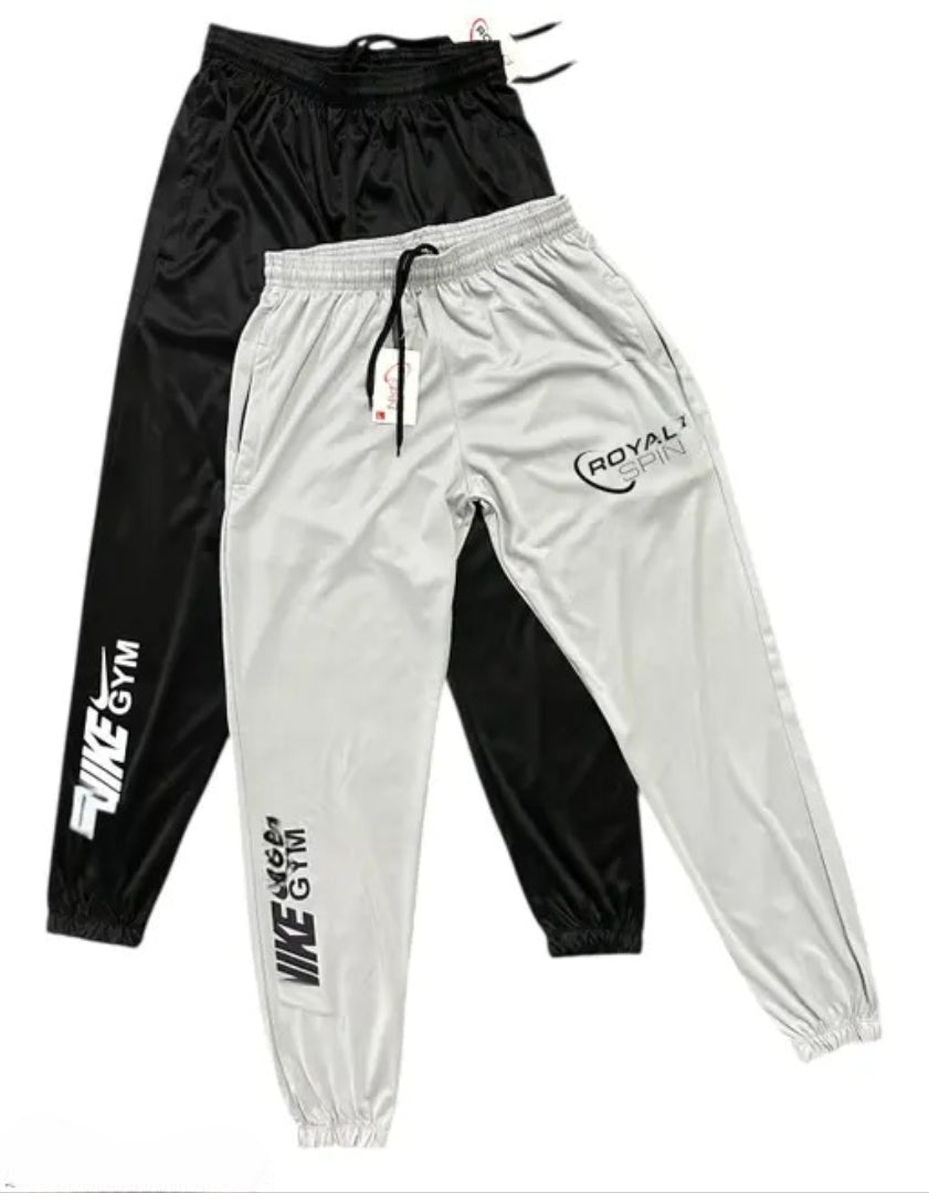 Men sport running gym yoga side pocket trackpant combo for men