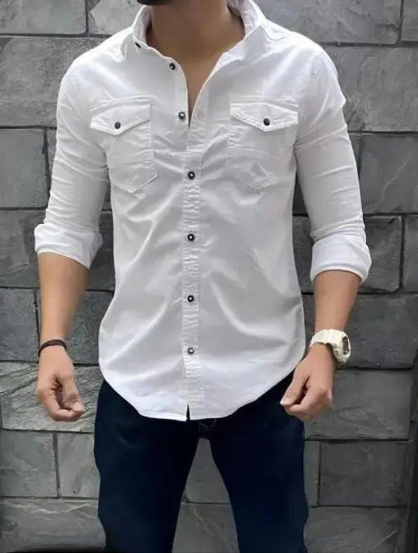 vstrr double pocket shirt for men