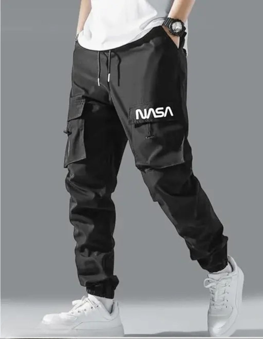 Track Pant Grey and Green Combo Pants | Nasa Print Track Pants for Men | Mens Track Joggers Style | Boys Joggers Pant | Designed For Boys and Mens Regular Wear | Pack of 2