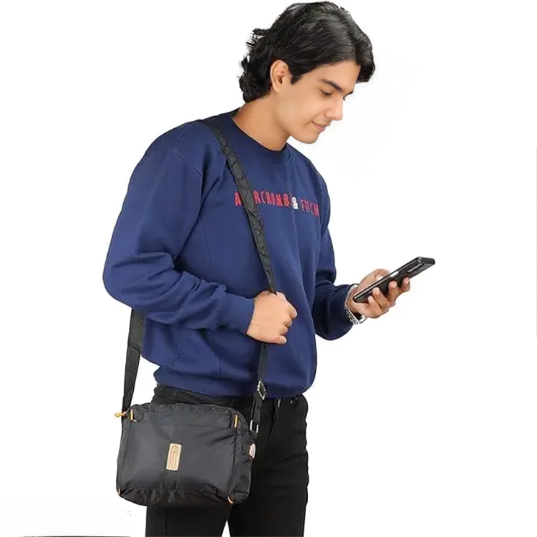 Cross body Sling Bags || Stylish Shoulder Men & Women Cross Body Bag || Office Business Messenger Bag Water Resistant for Men and Women || (Pack Of 1)