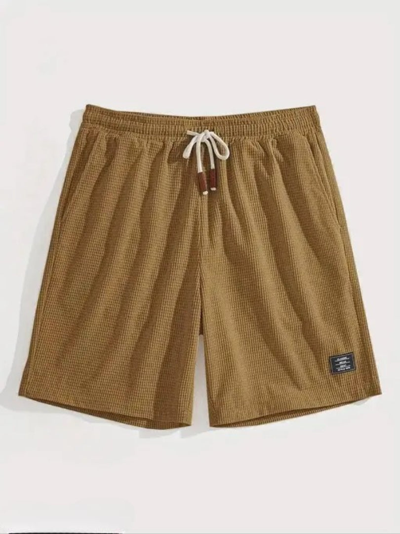 Stylish Men's Casual Shorts | Summer Wear | Elastic Waistband | Slim Fit | With Pockets | Breathable Fabric
