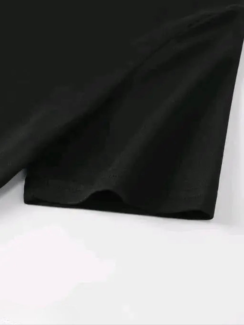 Ackeberry Black Printed T-Shirt For Girls & Women